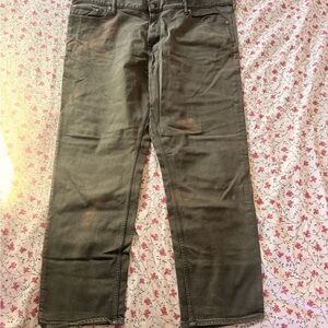Old Navy Men's Green Straight Jeans